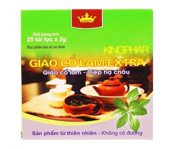 Trà Giảo Cổ Lam Extra Kingphar 25 Túi lọc 2g ( NHÀ THUỐC )