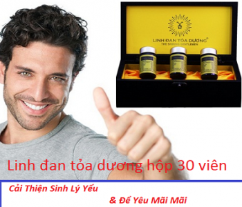 Linh Đan Tỏa Dương hộp gỗ 30 viên
