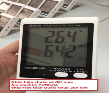 Ẩm nhiệt kế tự ghi YOWEXA dùng cho nhà thuốc GPP