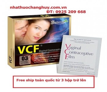 Màng tránh thai VCF hộp 3 màng film