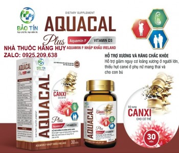 AQUACAL PLUS 30 vIên - NHÀ THUỐC HẰNG HUY