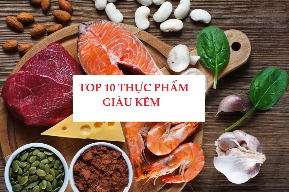 tốt sinh lý nam các thực phẩm chứa nhiều kẽm